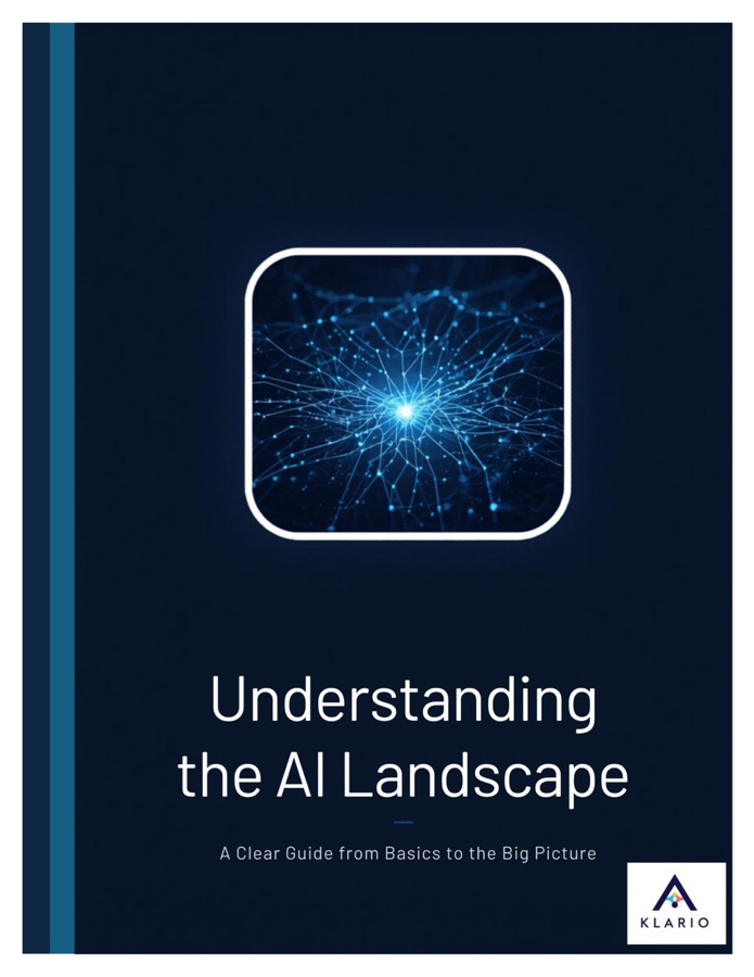Couverture : Understanding the AI Landscape